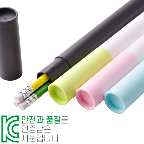 무지개 연필 바닐라원통3P세트
