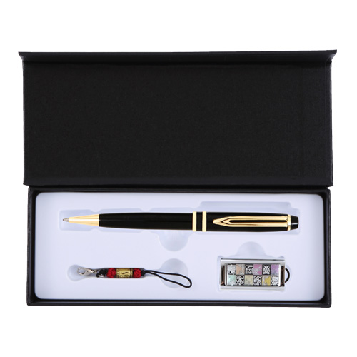 전통기념품 고급 금장 볼펜 자개 대용량 USB