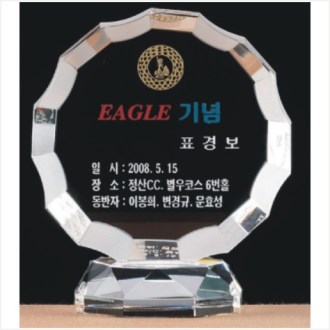 크리스탈 상패 문진 250-11
