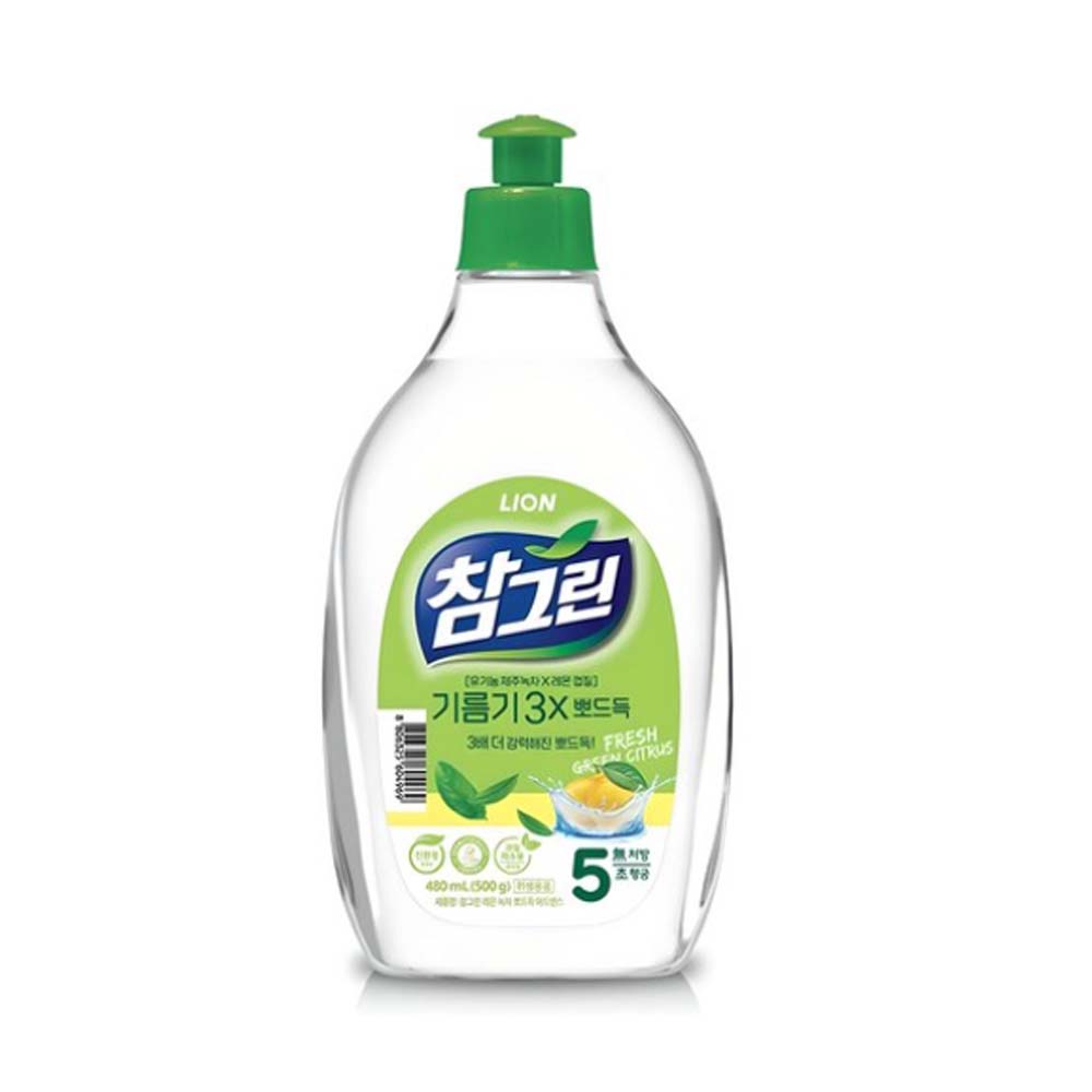 라이온 참그린 녹차 뽀드득500g