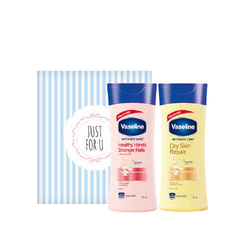 바세린 핸드 로션 2종 (핸드크림 120ml + 드라이 스킨120ml)