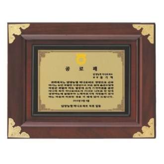 최고급 명품 상패 9
