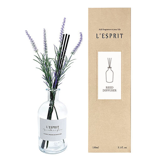 레스쁘리 디퓨저 로즈팝 우유병 라벤더가지 150ml