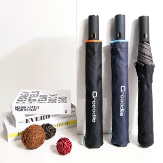 크로커다일 2단 바이어스 폰지 우산