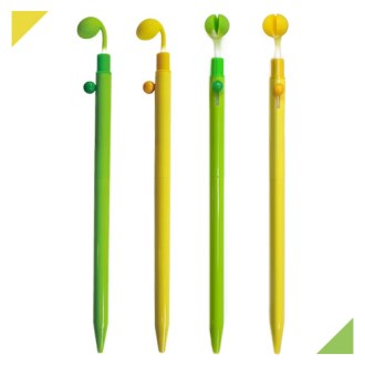 콩나물 니들펜 노크펜 0.7mm 2컬러 // 국산