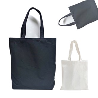[심플 에코백 - 대] 에코백 / 인쇄 가능 / 면 / 패션 가방 38*38cm