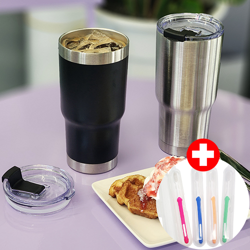 심플 ST 이중진공 스텐 텀블러 600ml [사은품증정]