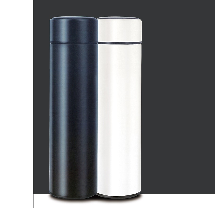 와우디 LED 온도계 텀블러 500ml