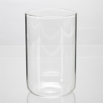 내열 유리컵 C-08 400ml - 1도 전사 인쇄 포함