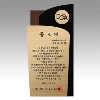 감사패 회사공로패 [NA009] WSGD