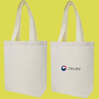 소량 에코백제작 웨빙끈 세로형 캔버스백
