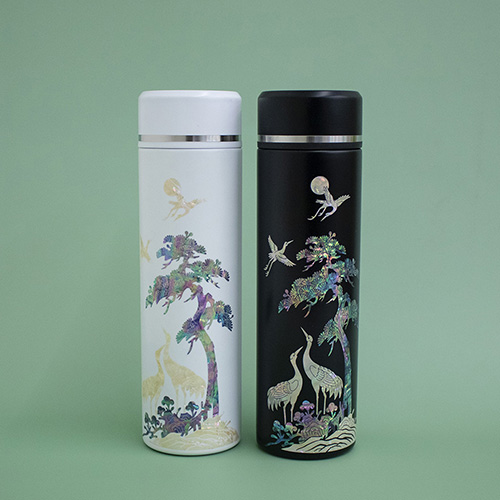아름누리 자개316 소나무 자개텀블러500ml