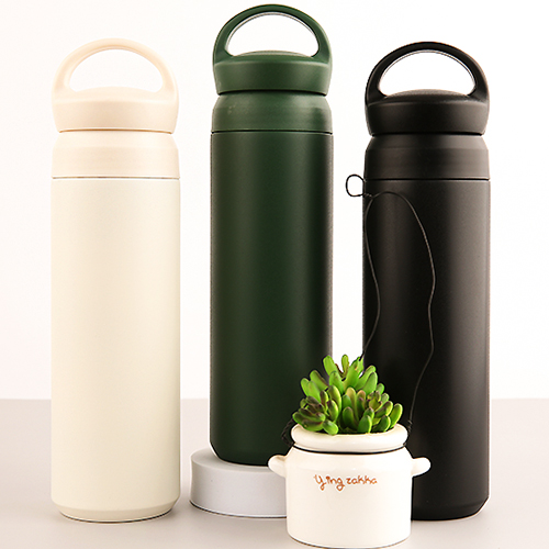 파우더 핸들  500ml 이중진공 텀블러