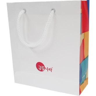 종이쇼핑백 240x90x260mm 스노우지180g // 제작