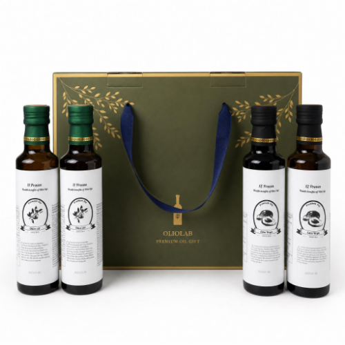 아보카도오일 엑스트라버진 250ml * 2p + 올리브오일 250ml * 2p   선물세트