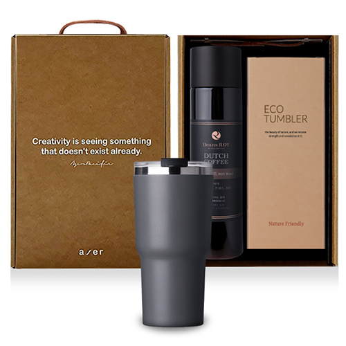 레스쁘리 고급 마이티텀블러 세트 H (텀블러500ml+더치커피)