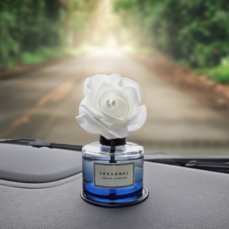 시즈넬 차량용 디퓨저 120ml 화이트로즈(블루)