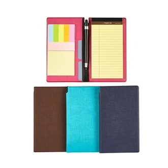 PU습식커버+비닐명함카드꽂이+48점착 Memo Pad+절취식노트