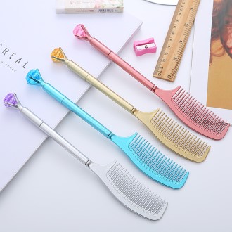 머리 빗 볼펜