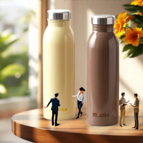 이중 보온보냉 텀블러500ml cafelatte