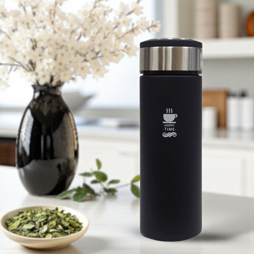 해피 티타임 보온보냉 녹차텀블러 300ml