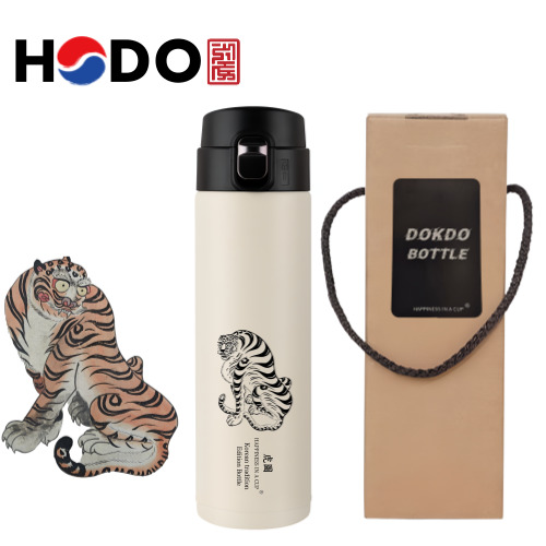 한국전통 경북궁 곤룡포 글라스 머그컵 440ml 오설록 티백 선물세트
