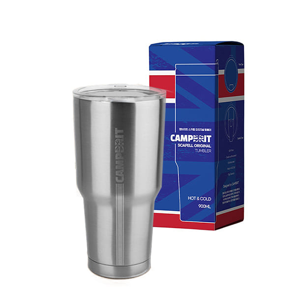 캠브리트 스카펠 텀블러 900ML 실버색상
