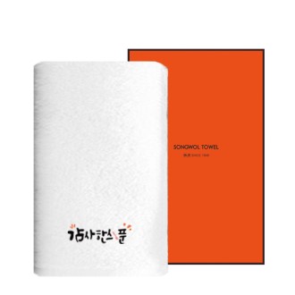송월타올 감사 한스푼 1매입 세트