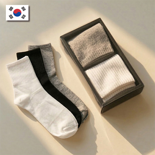 중목양말 2P세트 슬라이드 고급 케이스 판촉물 선물용 // 국산