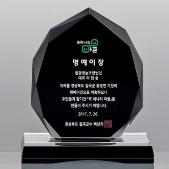 블랙크리스탈 상패 SD14호 107-4