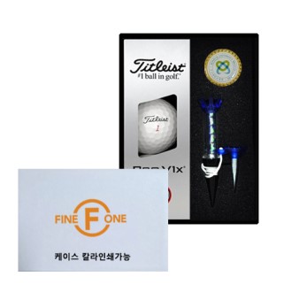 [굿즈]타이틀리스트 PRO V1X 3구 금장볼마커 자석티세트