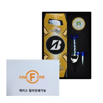 [굿즈]브리지스톤 E12 3구 금장볼마커 자석티세트