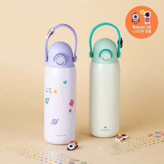 락앤락 스쿨핏 키즈스트랩 텀블러 500ml-
