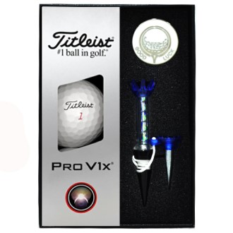 타이틀리스트 PRO V1x 3구 볼마커 자석티.