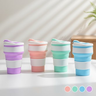 트레블 폴딩 실리콘 텀블러 350ml