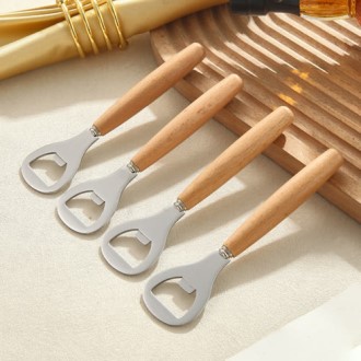 CL253 에코라이프 주방 가정용 내추럴 감성 우드 핸들 오프너