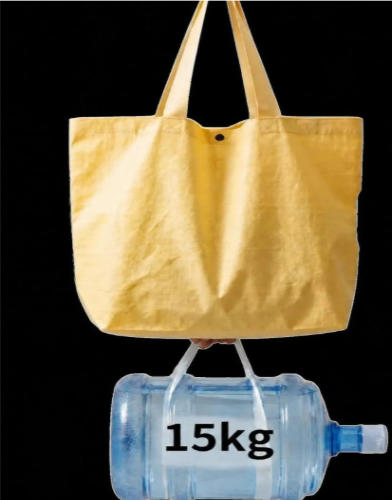 15kg 하중 실크끈 40cm 중형 숄더 타포린 쇼핑백 장바구니 판촉물