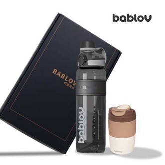 바블로브 파스텔 대용량 워터보틀 텀블러 2종 선물세트 BT1400