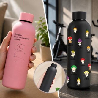 실리콘코팅 스텐텀블러 무광 480ml  강력한 보온보냉
