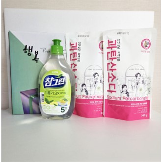 참그린녹차+과탄산소다-3종세트