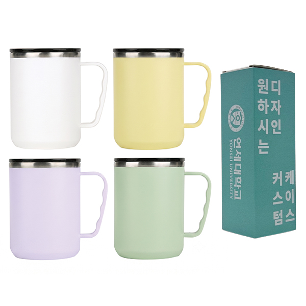 [굿즈 골드넬] 디홀 이중구조 스텐 머그 450ml