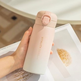 휴대용 원터치 이지 스텐 텀블러 350ml