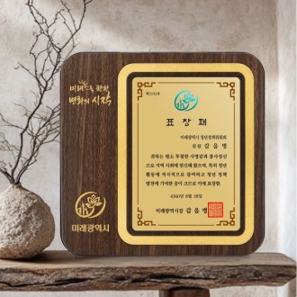 도이백미래 상패