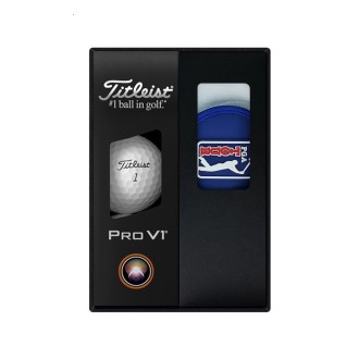 타이틀리스트 PRO V1 골프공 + PGA 양피장갑 세트 T202