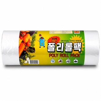 폴리롤팩 500매/1롤(35cmx45cm) 위생팩 일회용비닐 위생롤백