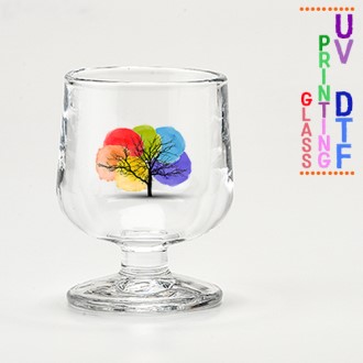 드망즈 UV DTF필름인쇄 글라스 씨몽 미니 고블렛