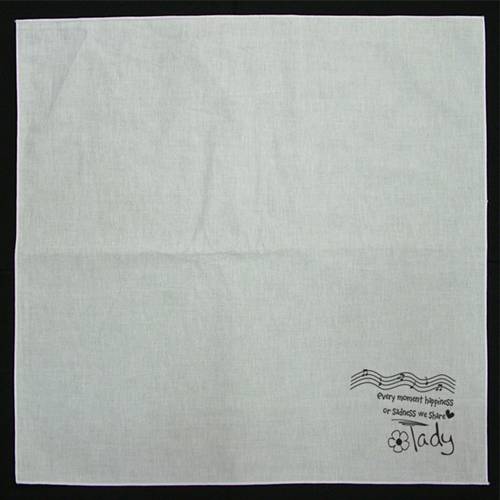 백색손수건 40 x 40 cm, / 흰색손수건, 나염 체험학습 교육용