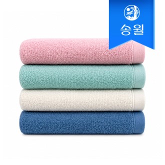 송월타월 항균 코튼루아 고리수건