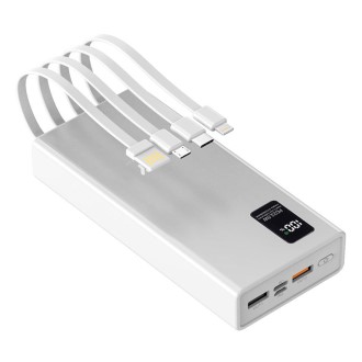 요이치 PD 22.5W 고속 충전 대용량 케이블 일체형 4in1 10 000mAh 보조배터리 5핀 8핀 c타입