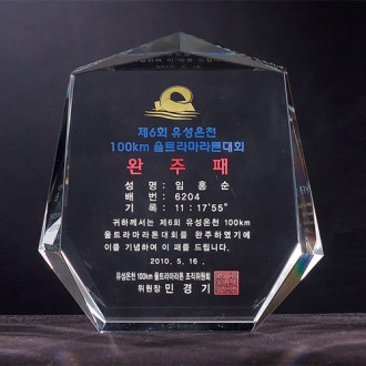 크리스탈 상패 8) 190-2
